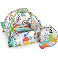 Los mejores  - Bright Starts- Gimnasio de Actividades evolutivo 5-en-1 Totally Tropical- incluye 40 bolas y su maletín- 7 juguetes…